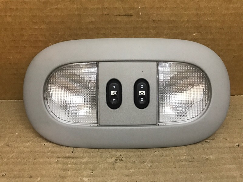 04-08 F150 Front Overhead Light Console Sunroof Rear Window Switch LT Flint Gray
