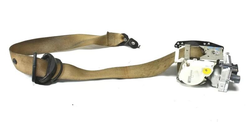 10-12 Mercedes W251 R350 GL550 Front Left Driver Seat Belt Seatbelt Brown OEM