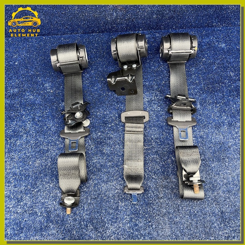 2015-2022 GMC CANYON REAR RIGHT LEFT &CENTER SEAT BELT RETRACTOR SET (3) | BLACK