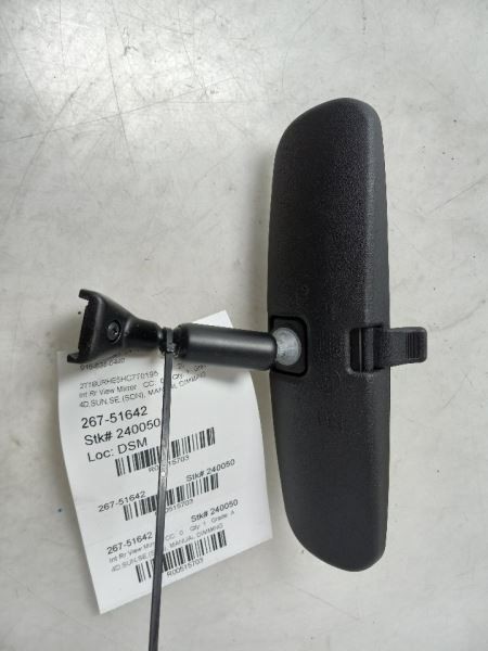 17-18 TOYOTA COROLLA SE 1.8L FWD AT INTERIOR REAR VIEW MIRROR