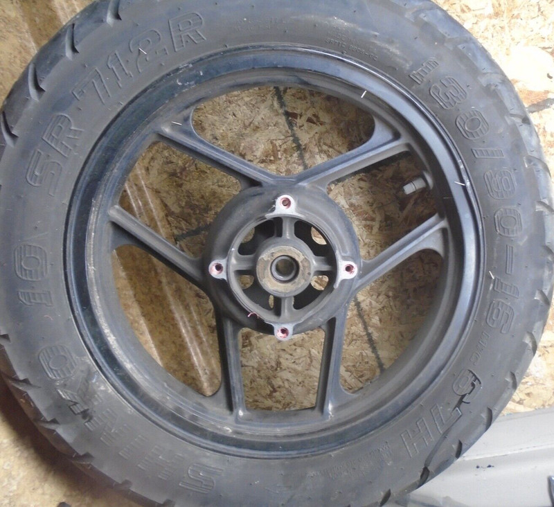 2006 Kawasaki Ninja EX250 EX 250 F EX250F Rear Back Rim Wheel Tire 130/90-16 16"