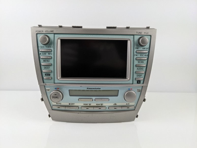 07 08 09 Toyota Camry E7012 AM FM CD Navigation Radio Receiver 86120-06390 OEM