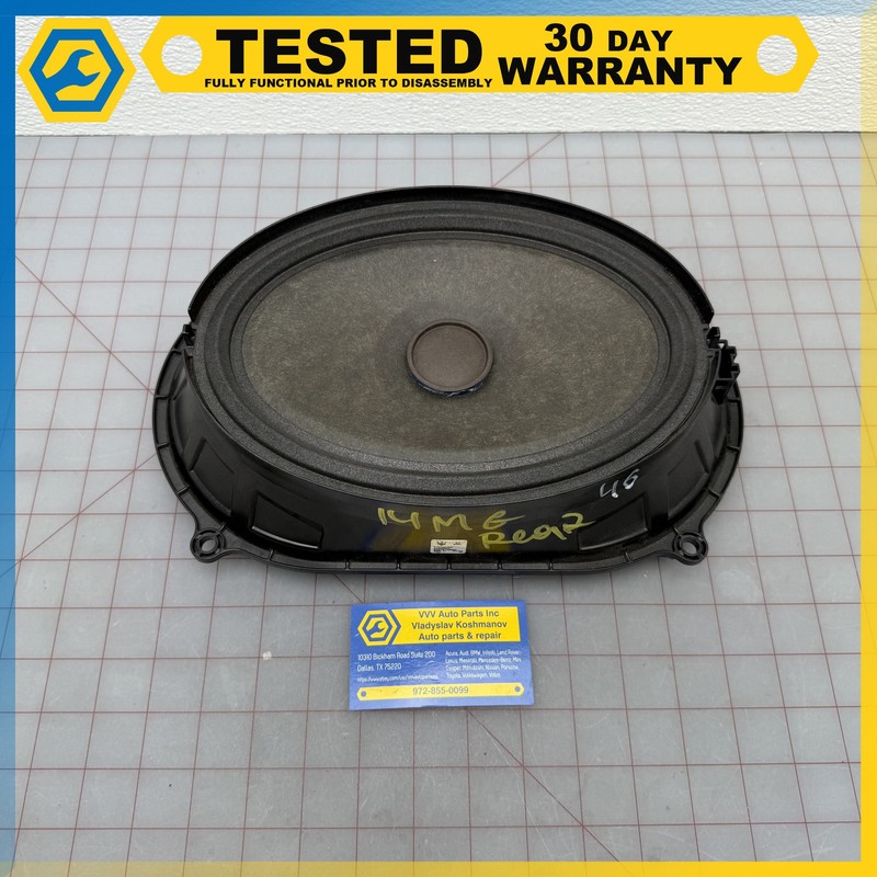 14-16 MASERATI GHIBLI REAR DECK SUBWOOFER SUB WOOFER SPEAKER OEM