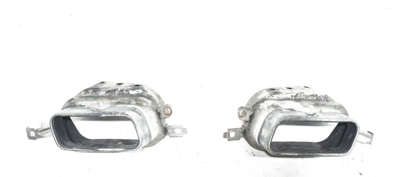 09 10 11 12 BMW 750I F01 LEFT & RIGHT EXHAUST PIPE MUFFLER TIP SET OF 2 OEM