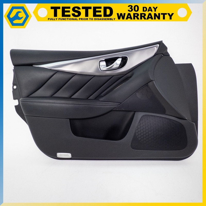 16-18 INFINITI Q50 FRONT LEFT DRIVER SIDE INTERIOR DOOR PANEL TRIM OEM