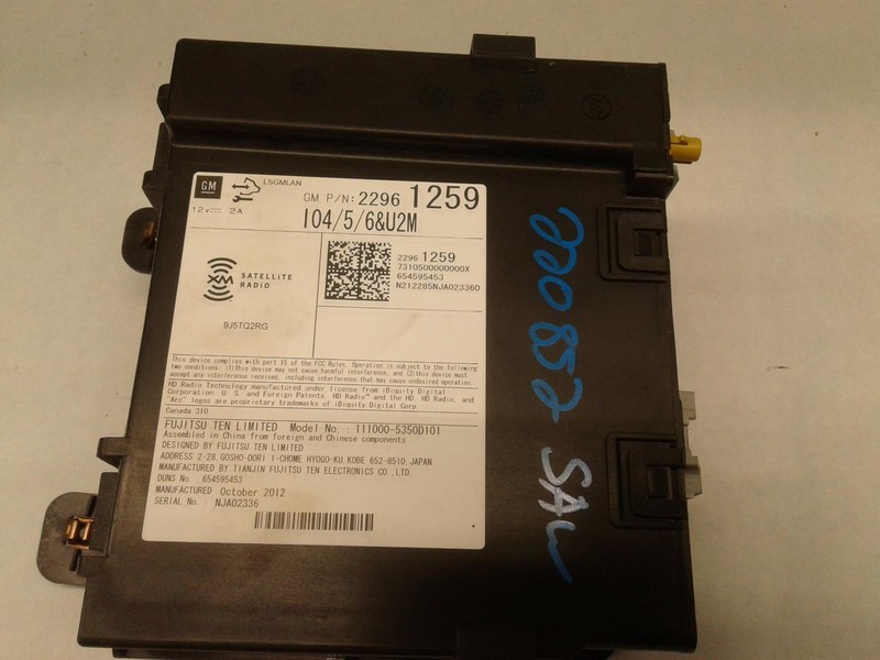 13-'14 CADILLAC ATS radio receiver head unit OEM 1 Year Warranty!