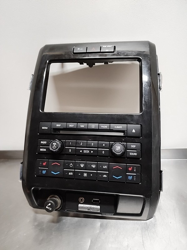 2010-2012 Ford F150 Lariat Instrument Trim Panel Radio Module OEM BL3T-18A842-DD