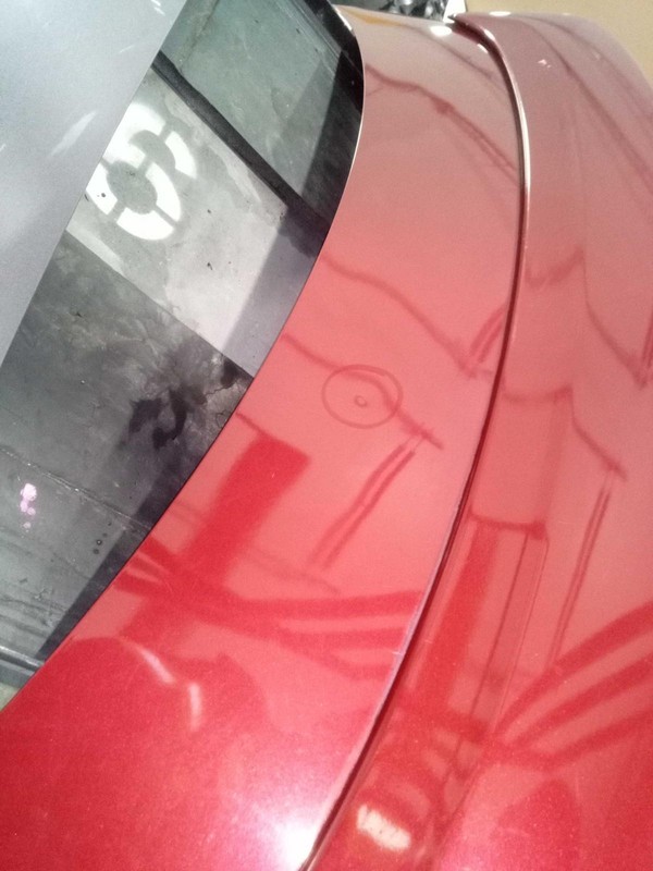 2017 Nissan Versa Red Deck Lid Trunk OEM H43003ANME 106K Miles