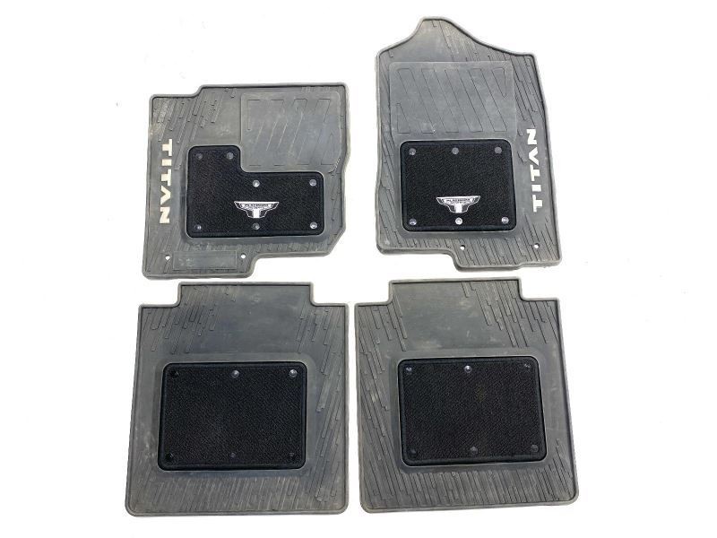 Front and Rear Floor Mats Platinum Reserve Fits 2016-2024 Nissan Titan 84120