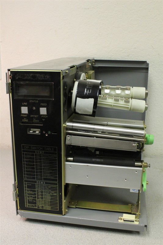 SATO Barcode Printer CL408e-2 Tested Powers On Parts or Repair *FREE SHIPPING*