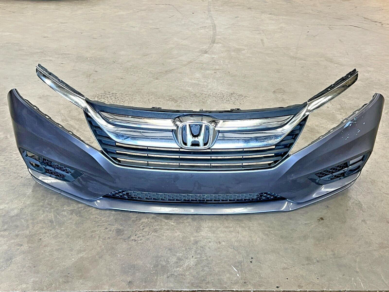 ⭐2018-2020 HONDA ODYSSEY COMPLETE FRONT BUMPER FACIA W/ GRILL GRAY OEM LOT2453