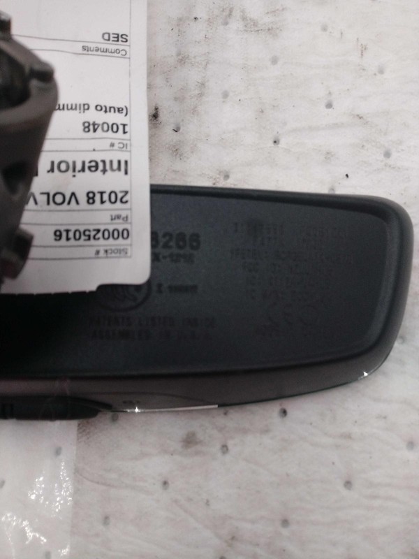 2018 VOLVO S90 Blue Interior Rear View Mirror OEM 31442553 97000 Miles SED