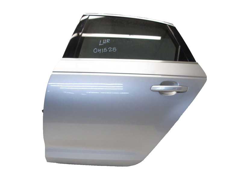 💚 17-23 AUDI A4 S4 B9 LEFT DRIVER REAR COMPLETE DOOR (LZ7G SILVER) NO SHIPPING