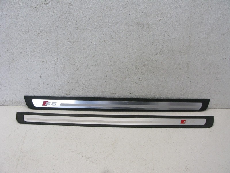 AUDI S5 08-17 8T A5 DOOR SILL PANEL SCUFF PLATE TRIM COVER LEFT RIGHT OEM 10923