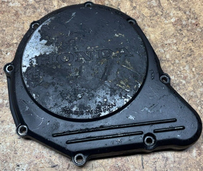 1984 Honda CB550 CB 550 NightHawk Clutch Cover Panel 1983 Engine Case Casing C6