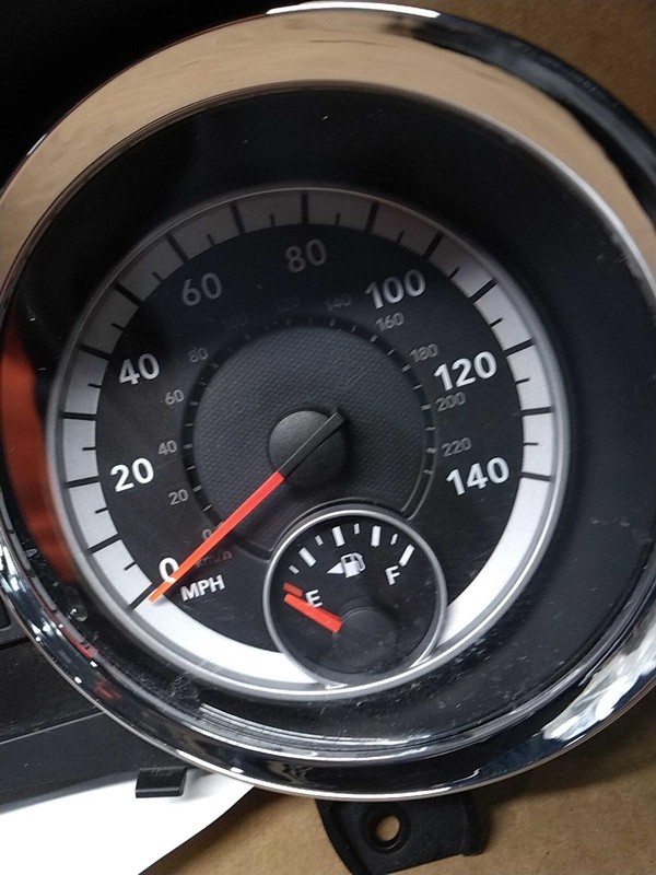 2012 Dodge Durango Speedometer Gauge OEM Black Used, Scratched, 155k Miles