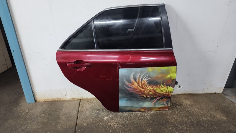 2015-2017 Toyota Camry Rear Passenger Side Complete Door Assembly w/ Glass OEM