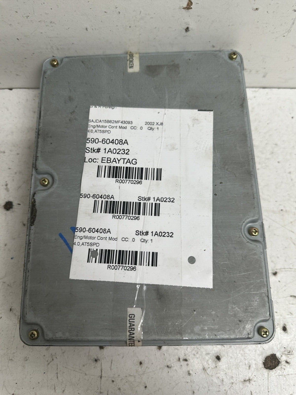 2001-2003 Jaguar XJ8 Engine Computer Control Module Ecu Ecm Pcu Pcm Oem