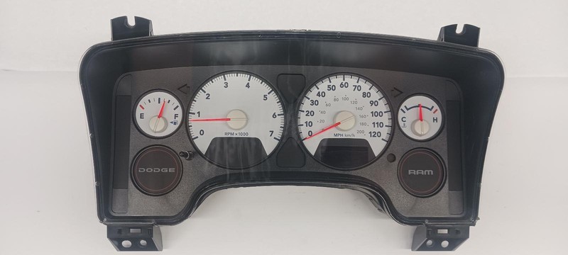 07 DODGE 1500 Speedometer cluster MPH w/o power locks 101k miles OEM