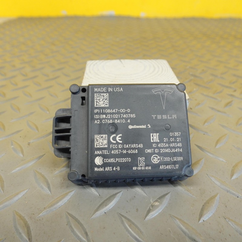 2021-2025 TESLA MODEL S RADAR SENSOR DISTANCE CONTROL MODULE OEM 1108647-00-D