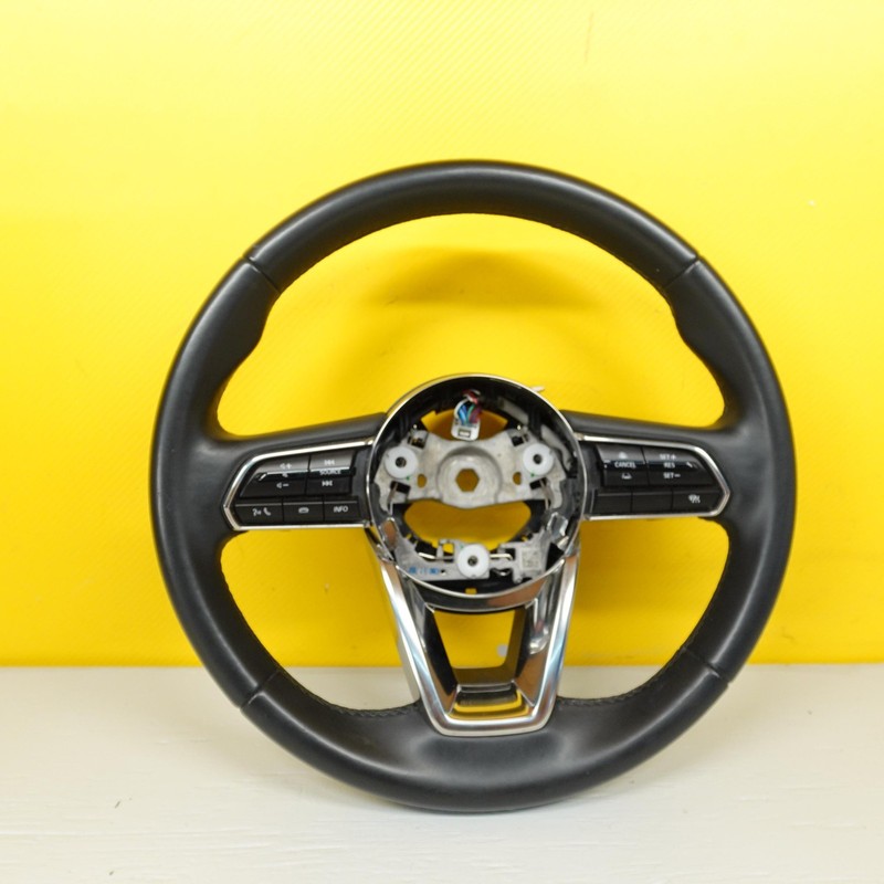 2024-2025 MAZDA CX-90 BLACK CHROME TRIM STEERING WHEEL OEM KSW67A005E