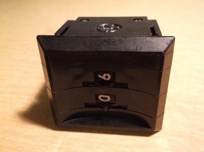 GE CR103F Thumbwheel Counter A00BA02 *FREE SHIPPING*