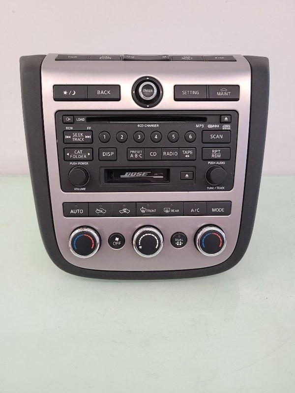 Audio Equipment Radio Receiver 2 Din Bose Audio System Fits 06-07 MURANO 584322