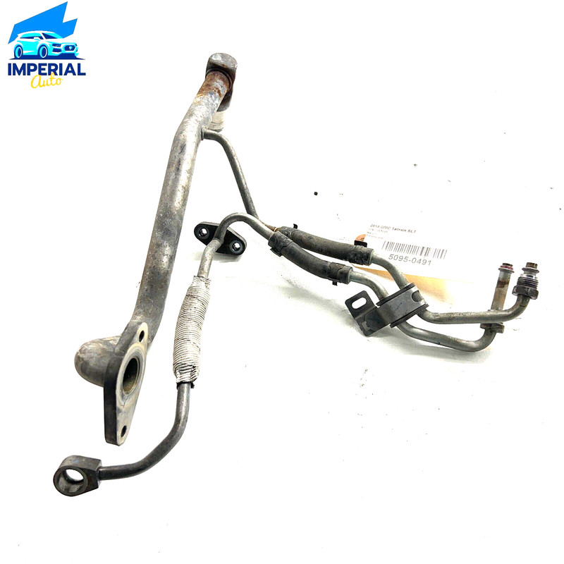 2018-2020 GMC TERRAIN Thermal Bypass Pipe with Gasket Hoses Clamps Retainers OEM