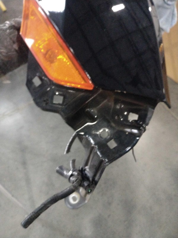 2018 Honda Civic Front Right Fender Black 642577 Used 143K Miles