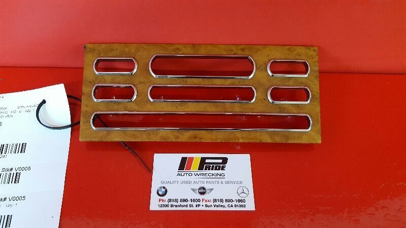 2006 Bentley Arnage Dash AC Climate Control Wood Trim Bezel Cover