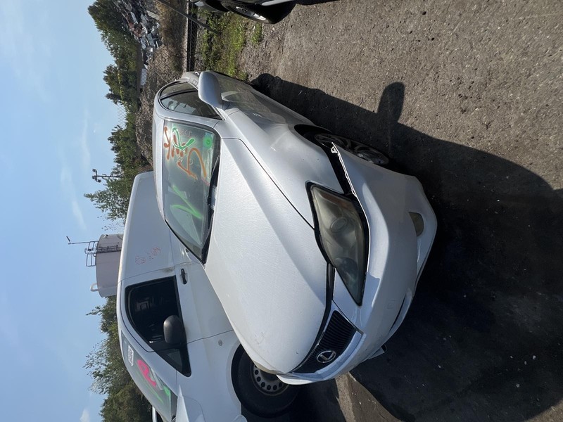 2007 Lexus IS250 Left Door Glass White OEM 403875 - Used, 180k Miles