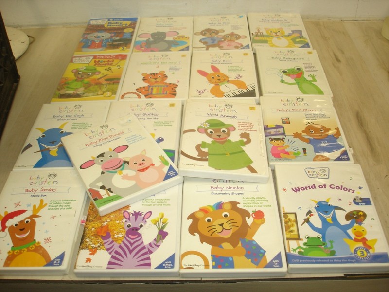 Lot Of 18Baby Einstein DVDs Used