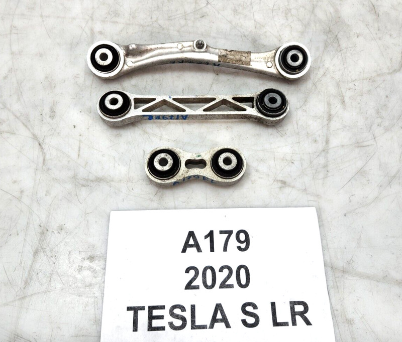 ✅ 16-20 OEM Tesla S AWD Rear Left Driver Side Lower Upper Control Arm SET Of 3