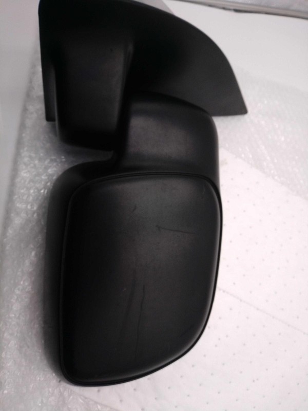 2006 Ford F250SD Left Door Mirror Grey Used OEM Part 577176, Scuffs on Glass