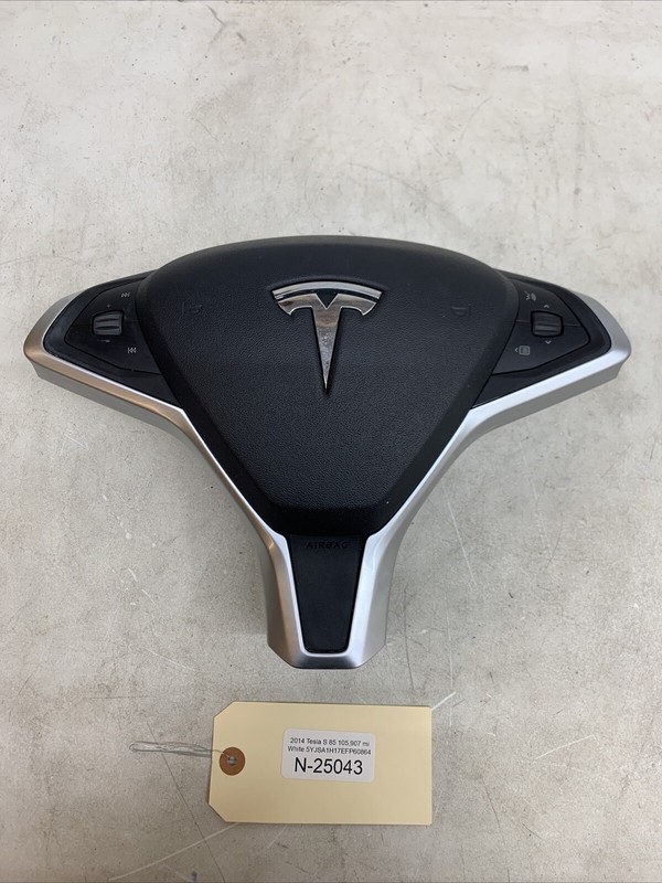 2012-2016 TESLA MODEL S DRIVER WHEEL SAFETY RESTRAINT OEM 1023381-00-D 25043 B12