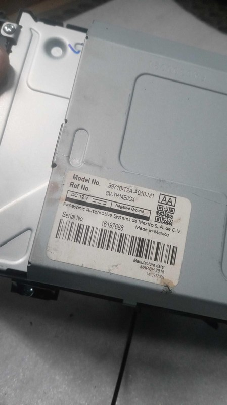 2015 Honda Accord Infotainment Display OEM Grey 129k Miles Warranty NJ25-21564