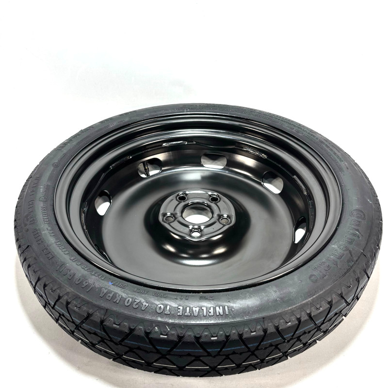 📌 15-20 AUDI A3 8V SPARE WHEEL RIM R18 3.5J ET25.5 TIRE CONTINENTAL 125/70 OEM