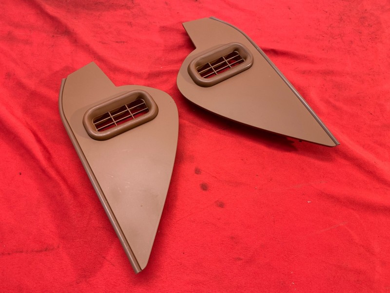 14-21 Maserati Quattroporte Left & Right Dashboard End Trim Cover Brown Set OEM✅