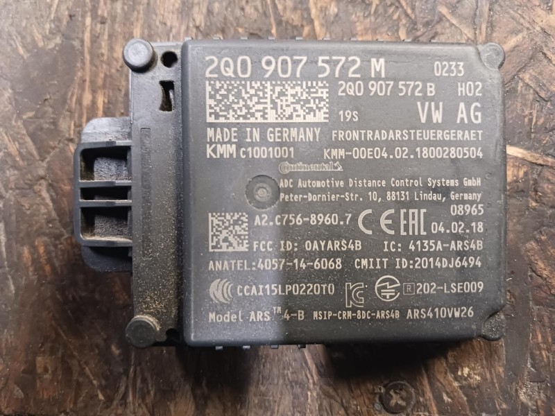 18 VOLKSWAGEN TIGUAN front radar unit OEM 1 Year Warranty!