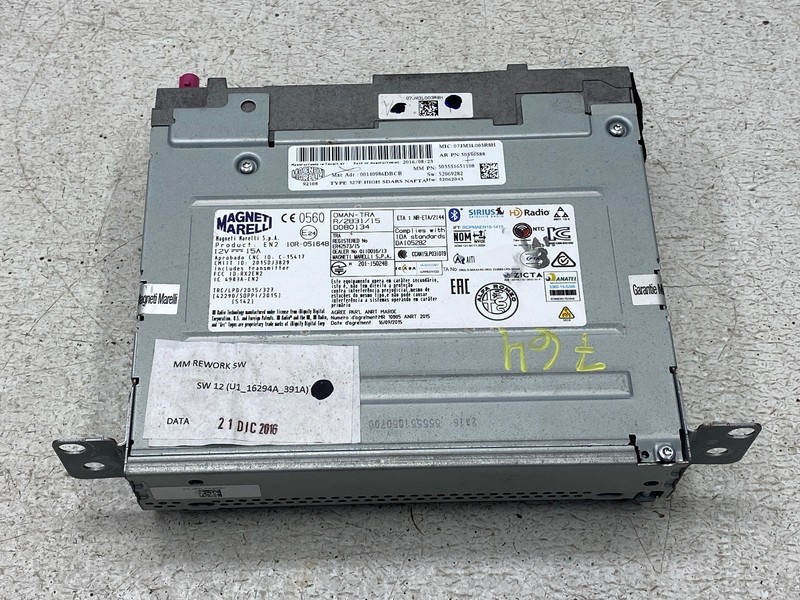 2017-2019 ALFA ROMEO GIULIA AM FM RADIO RECEIVER UNIT MODULE OEM LOT764