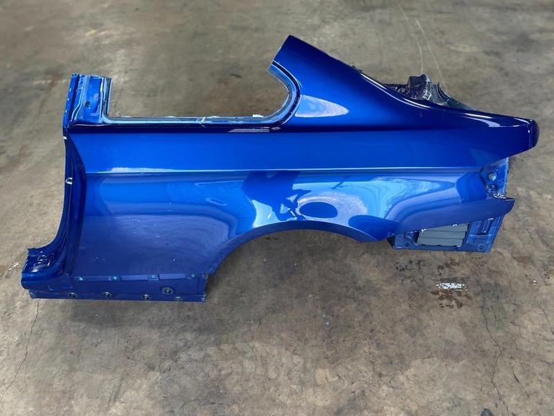 08-13 BMW M3 E92 COUPE REAR LEFT QUARTER PANEL BODY BLUE OEM #A0.58