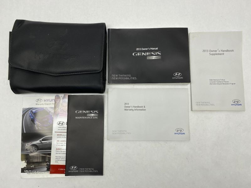 Owners Manual 2013 Hyundai Genesis Coupe 64934