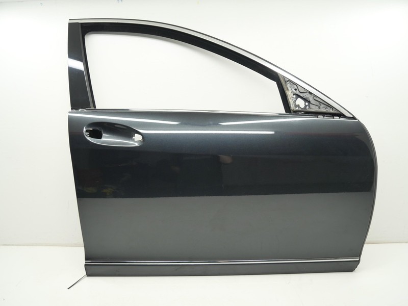 Used Front Right Passenger Side Door Shell 040 Black 2007-2013 Mercedes S550 OEM