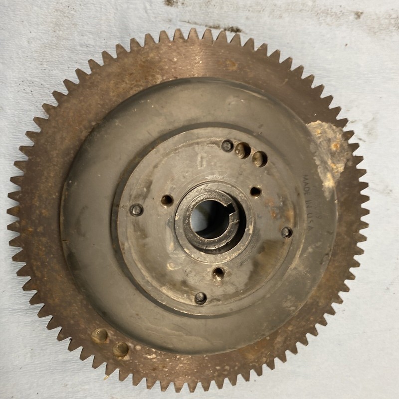 1976 John Deere Vintage Snowmobile Cyclone 440 Fan Kioritz Motor Flywheel