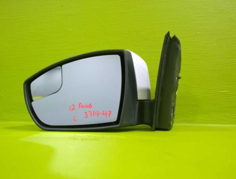 12-14 FOCUS DRIVER LEFT SIDE VIEW MIRROR W/O SIGNALOXFORD WHITEOEM 3714-47