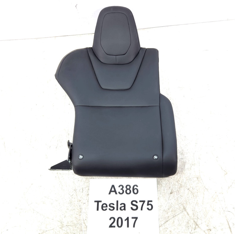 ✅ 16-20 OEM Tesla Model S Rear Right Passenger Seat Upper Cushion Leather Black