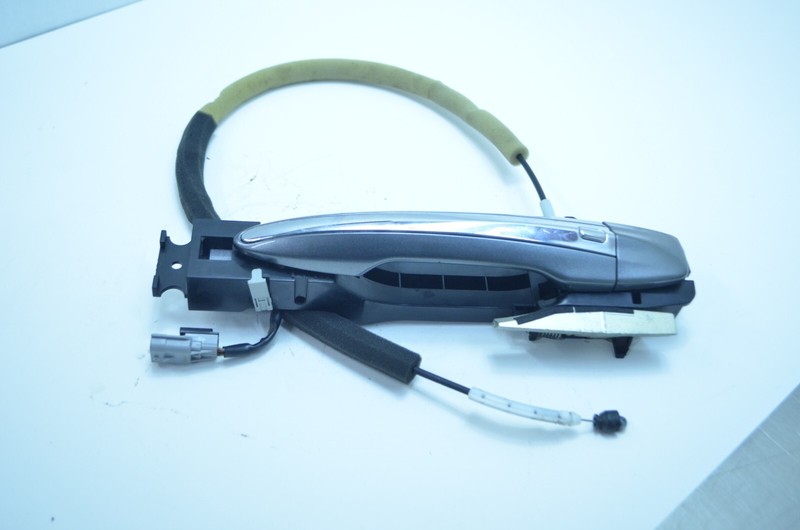 14-18 INFINITI Q50 FRONT RIGHT PASSENGER SIDE EXTERIOR DOOR HANDLE GRAY OEM