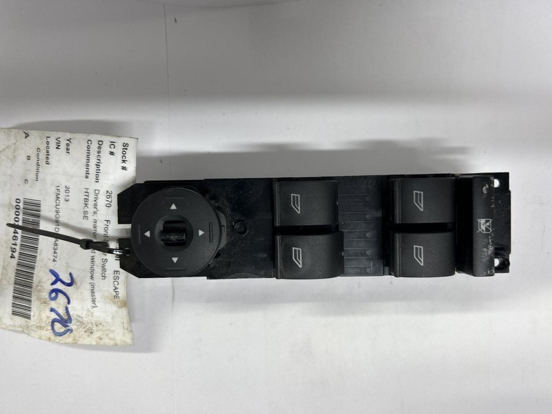 13-'19 FORD ESCAPE Front Door Switch Driver master OEM 1 Year Warranty!