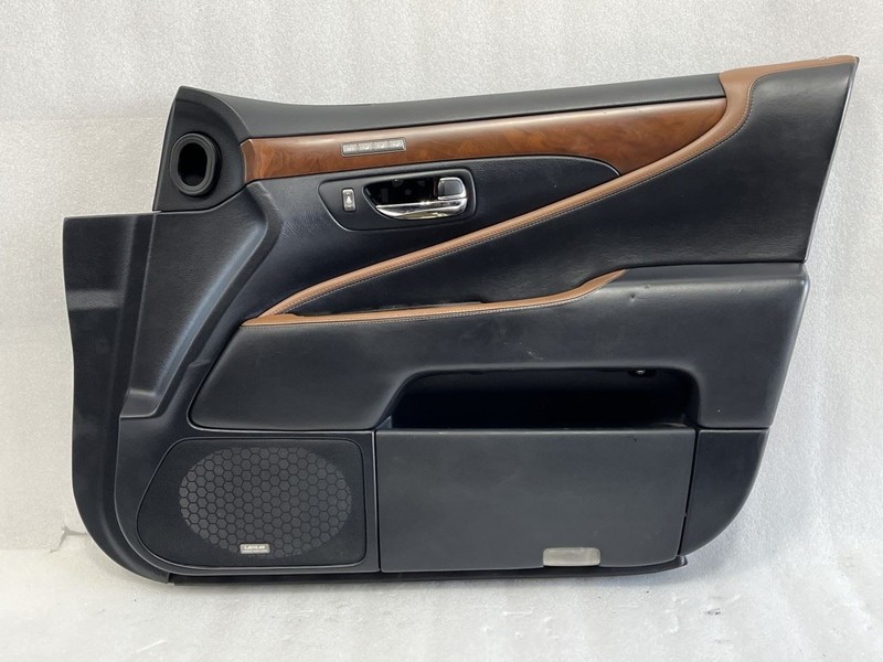 2010 2011 2012 LEXUS LS460 LS600HL RIGHT FRONT DOOR TRIM PANEL LA22 BLACK SADDLE