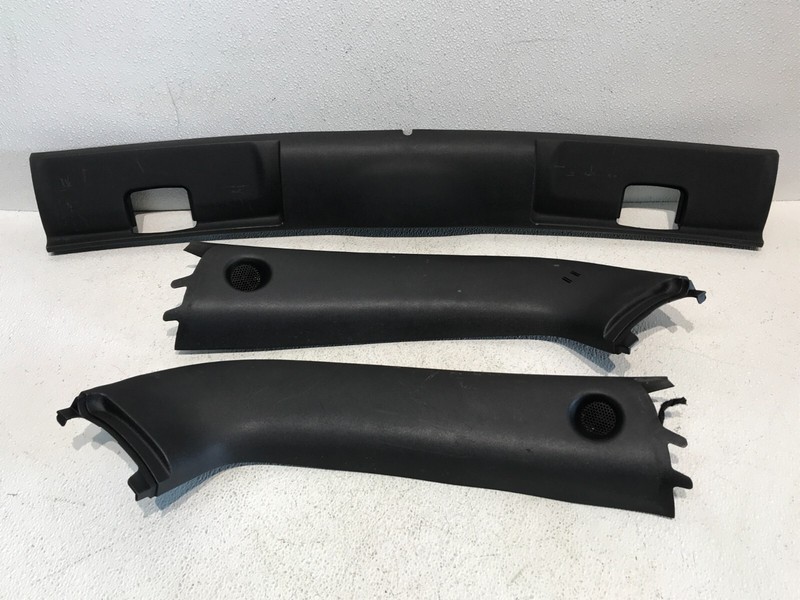 06-07 PONTIAC SOLSTICE SET OF 3 FRONT HEADLINER A PILLAR TRIM COVER PANEL OEM